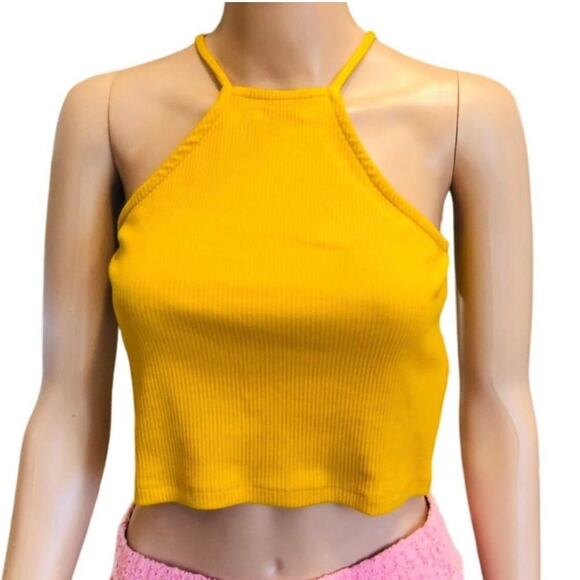 Cropped Halter Top- Size Small - Picture 3 of 7